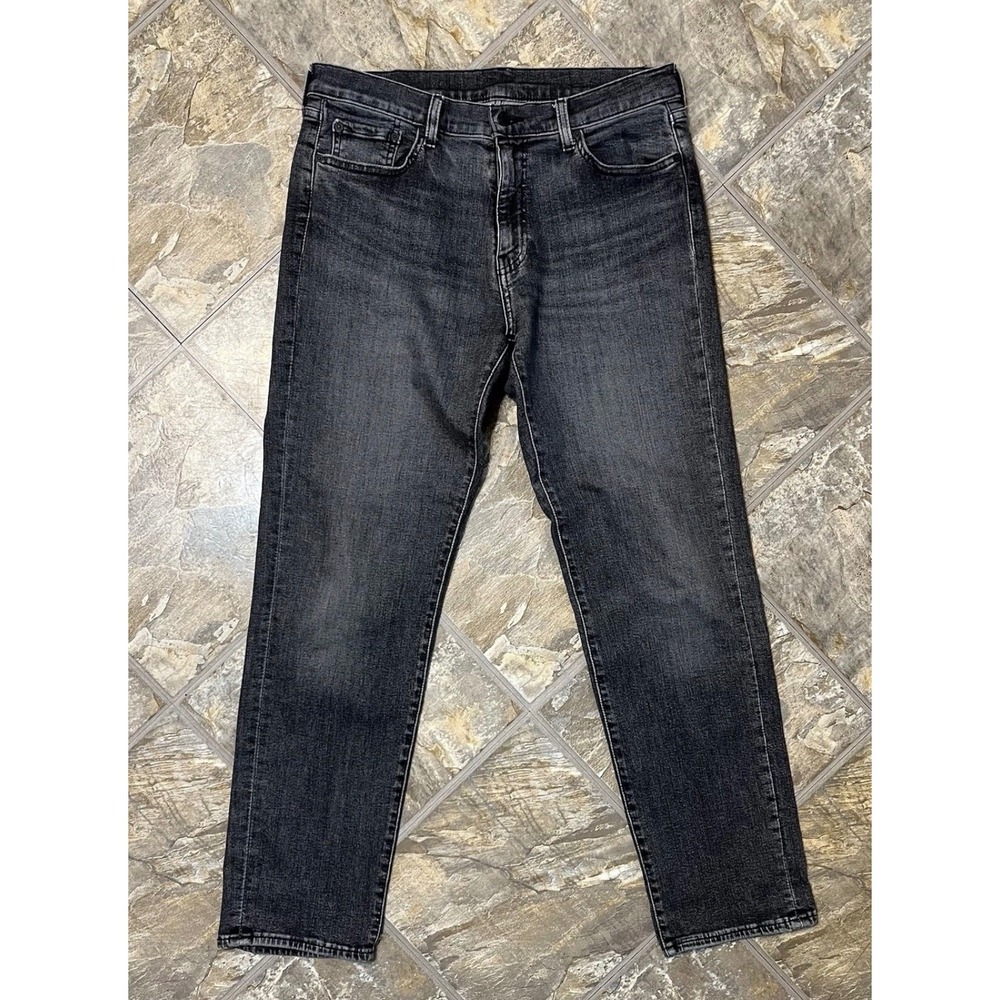Levi's 541 Athletic Taper Jeans Mens 33x32 Black Premium Stretch Denim
